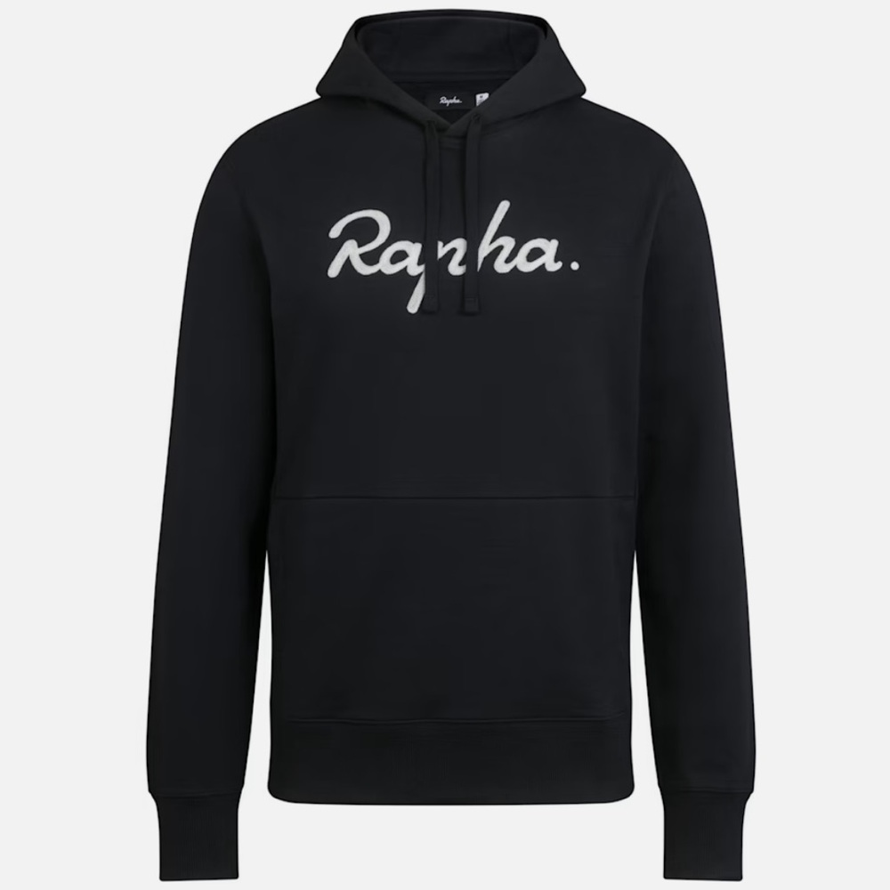 Rapha Men’s Logo Pullover Hoodie - Black - M